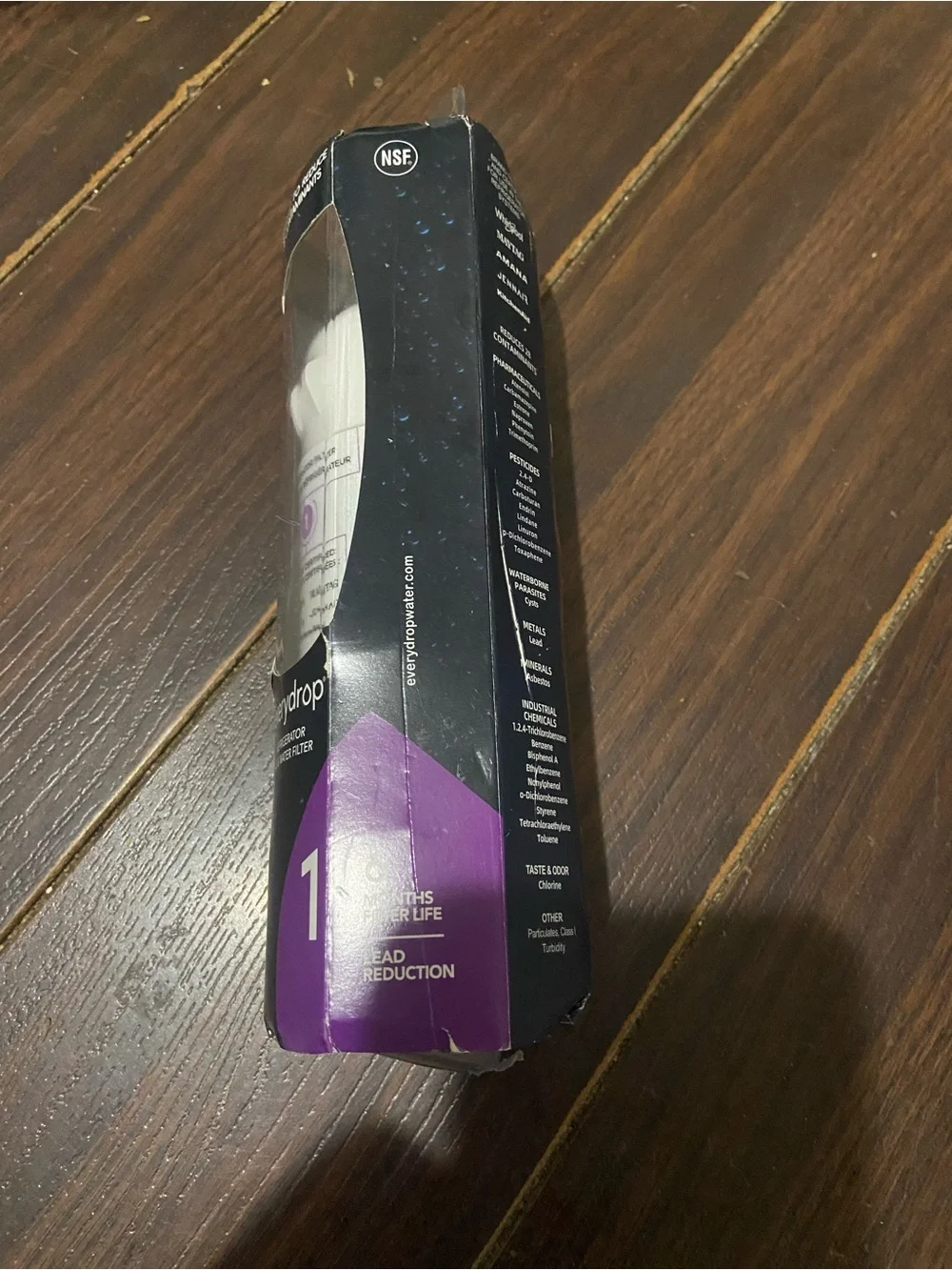 EveryDrop #1 Refrigerator Ice and Water Filter Purple Sealed  New In Box